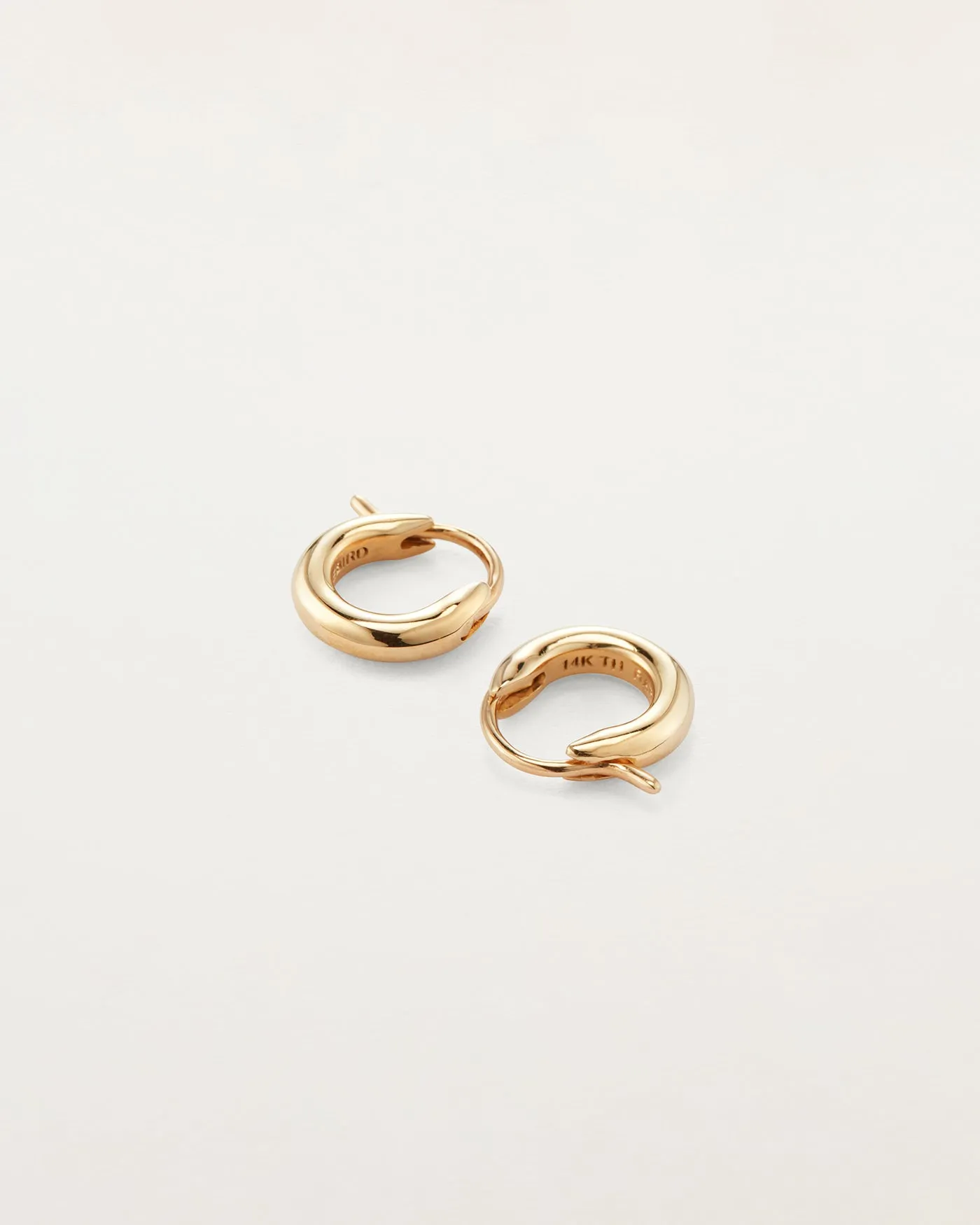 14K Gold Huggie