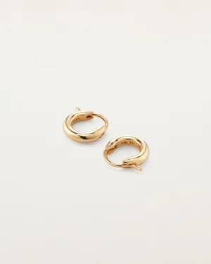14K Gold Huggie