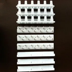 9 Piece White Adhesive Wall Jewelry Hooks