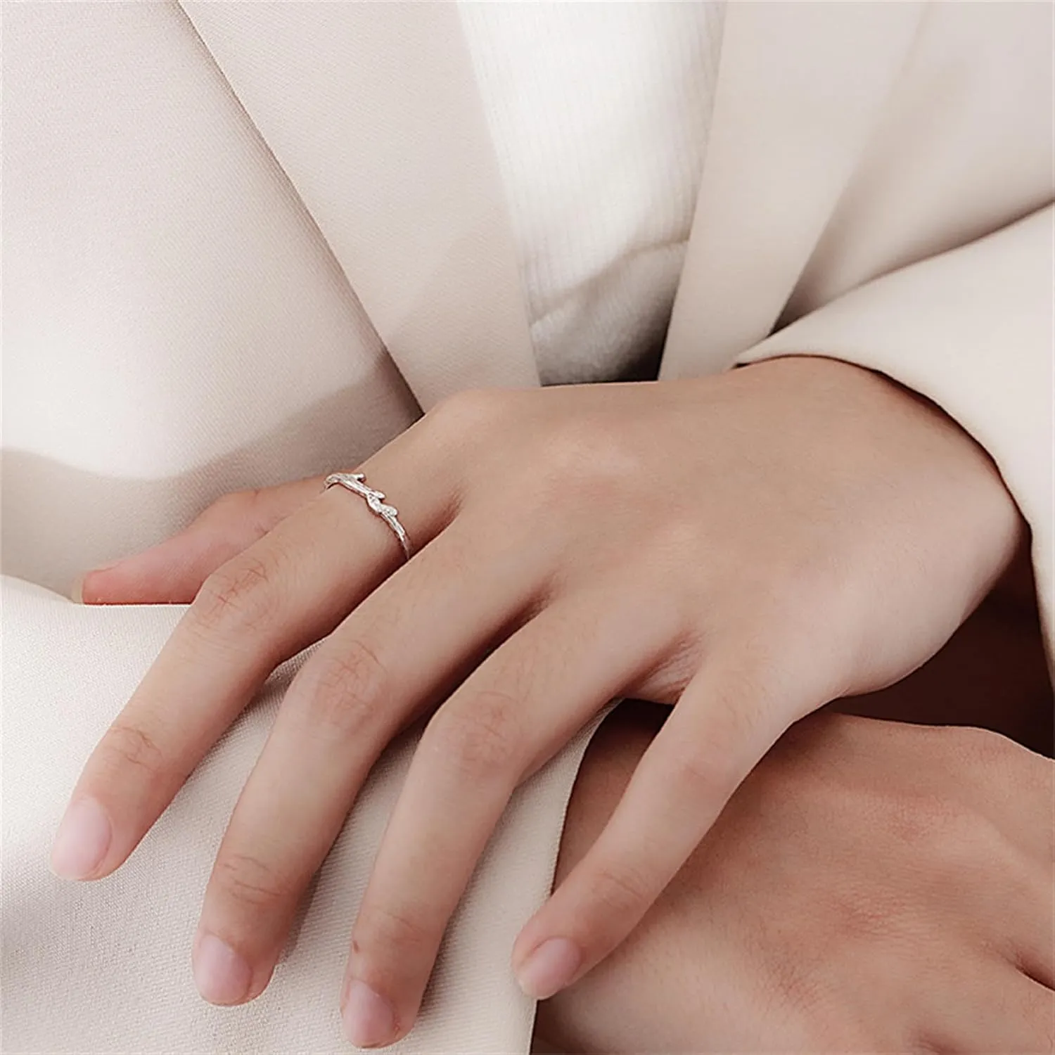 925 Sterling Silver Rings Real Silver Rings Adjustable Rings for Women Open Rings Thumb Rings Vintage Rings for Men Boho Rings Jewelry Gifts