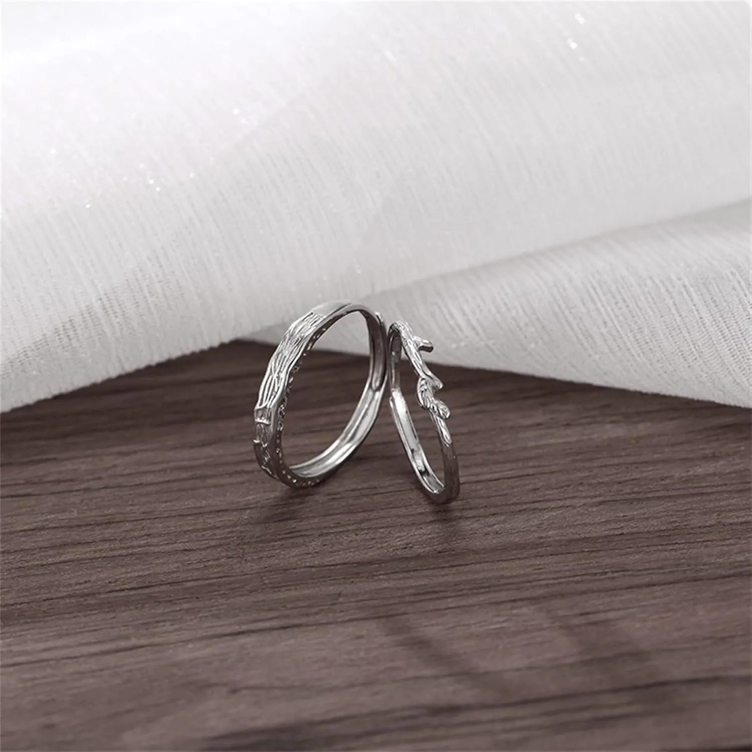 925 Sterling Silver Rings Real Silver Rings Adjustable Rings for Women Open Rings Thumb Rings Vintage Rings for Men Boho Rings Jewelry Gifts