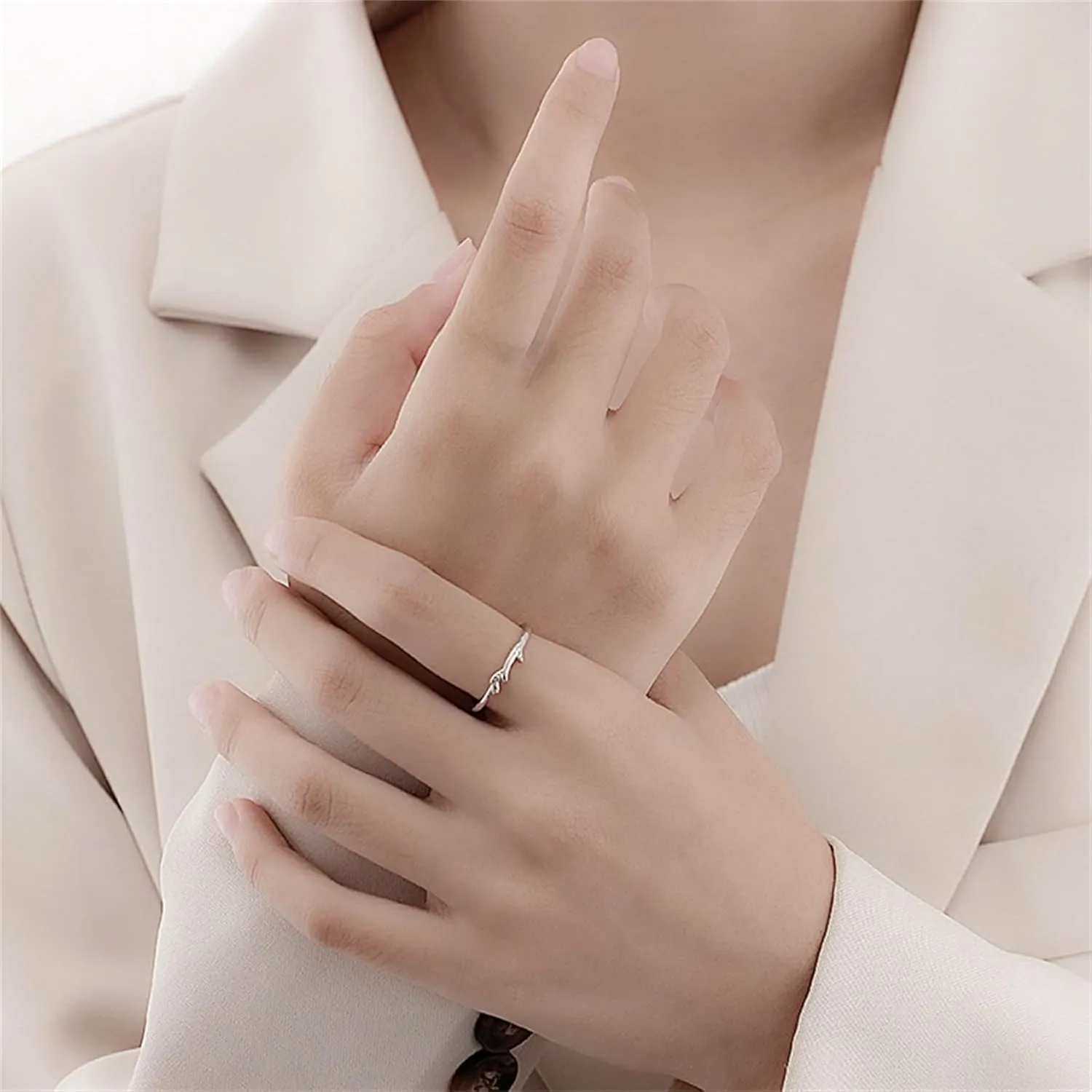 925 Sterling Silver Rings Real Silver Rings Adjustable Rings for Women Open Rings Thumb Rings Vintage Rings for Men Boho Rings Jewelry Gifts