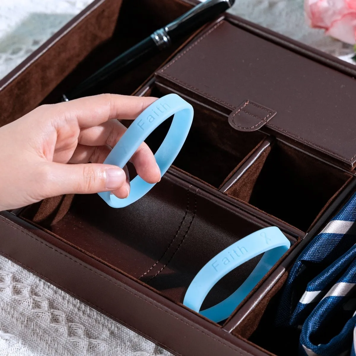 Adult Prostate Cancer Silicone Bracelet Wristbands