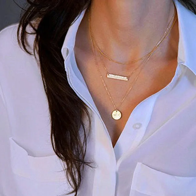 Alloy Women's Necklaces & Pendants choker necklace fashion gold color crystal