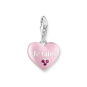 Charm Pendant Je t’aime Heart