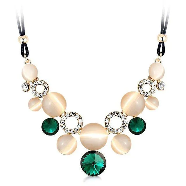 Crystal Rhinestone Ethnic Necklaces