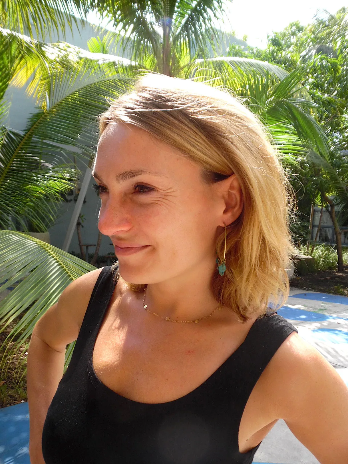 Earrings Arabia Hoops Patina Large