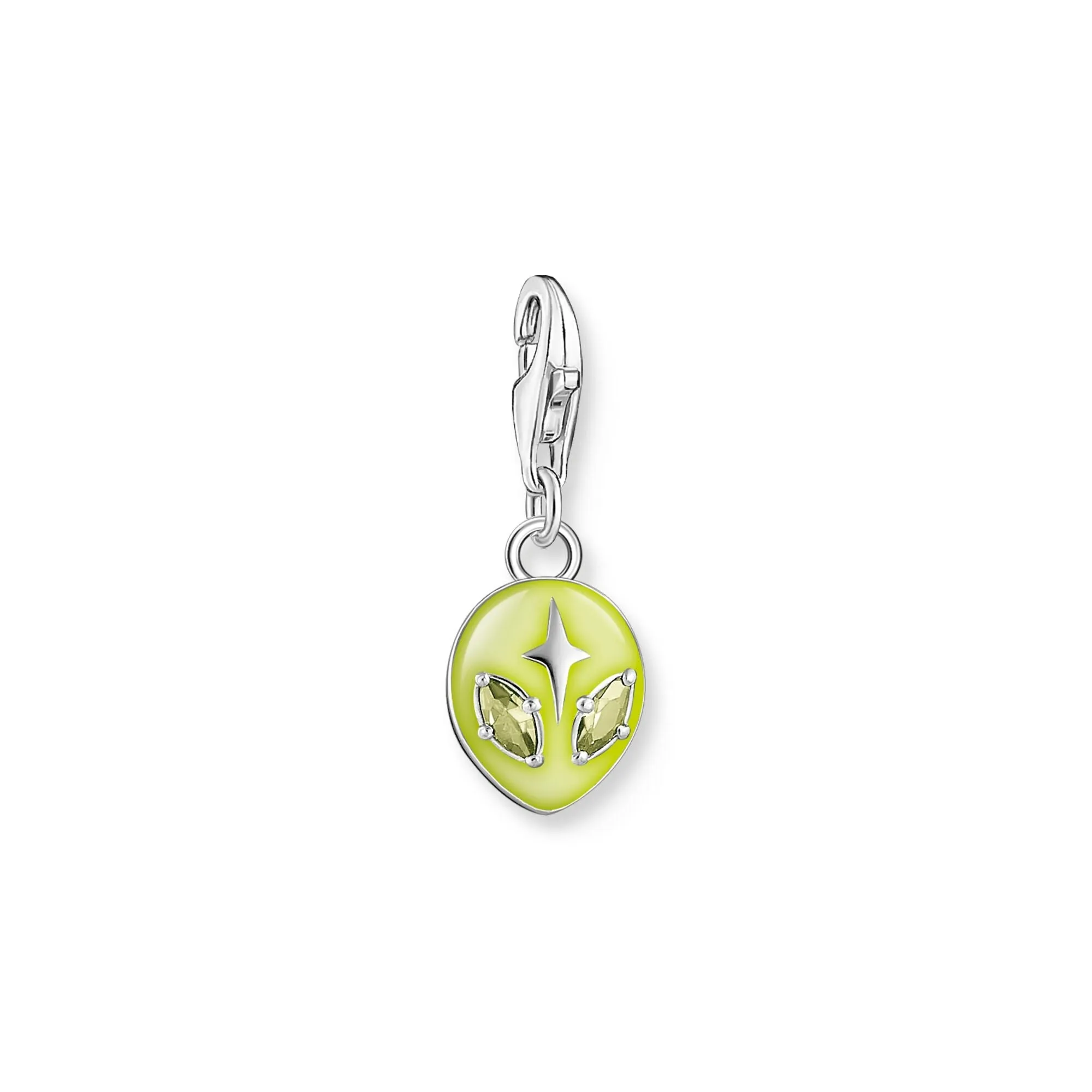 Green Alien Charm Pendant