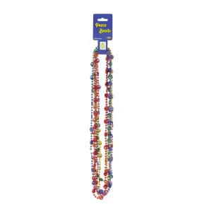 Peace Sign Party Bead Necklaces (6 per Package)