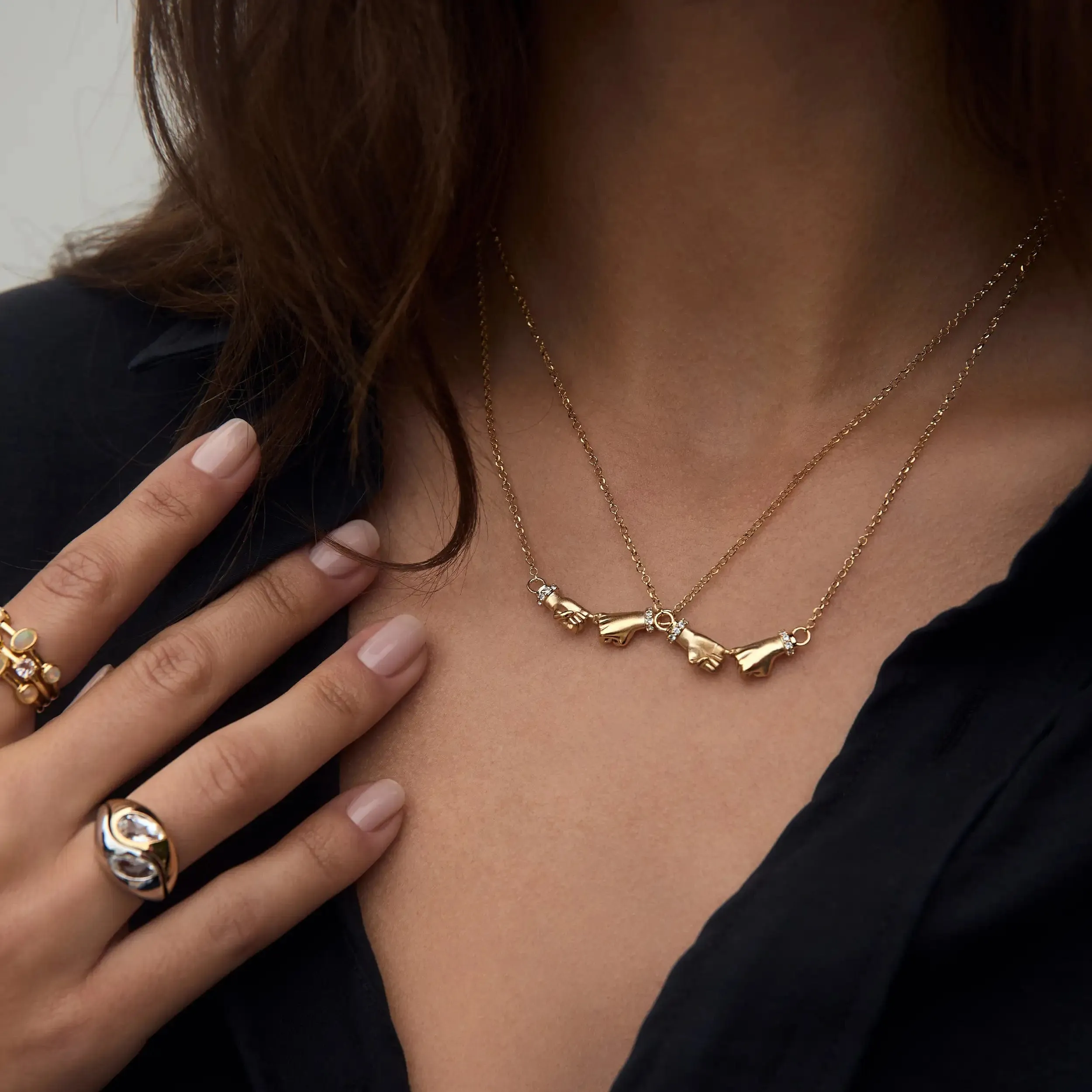 Pinky Promise Necklace Set