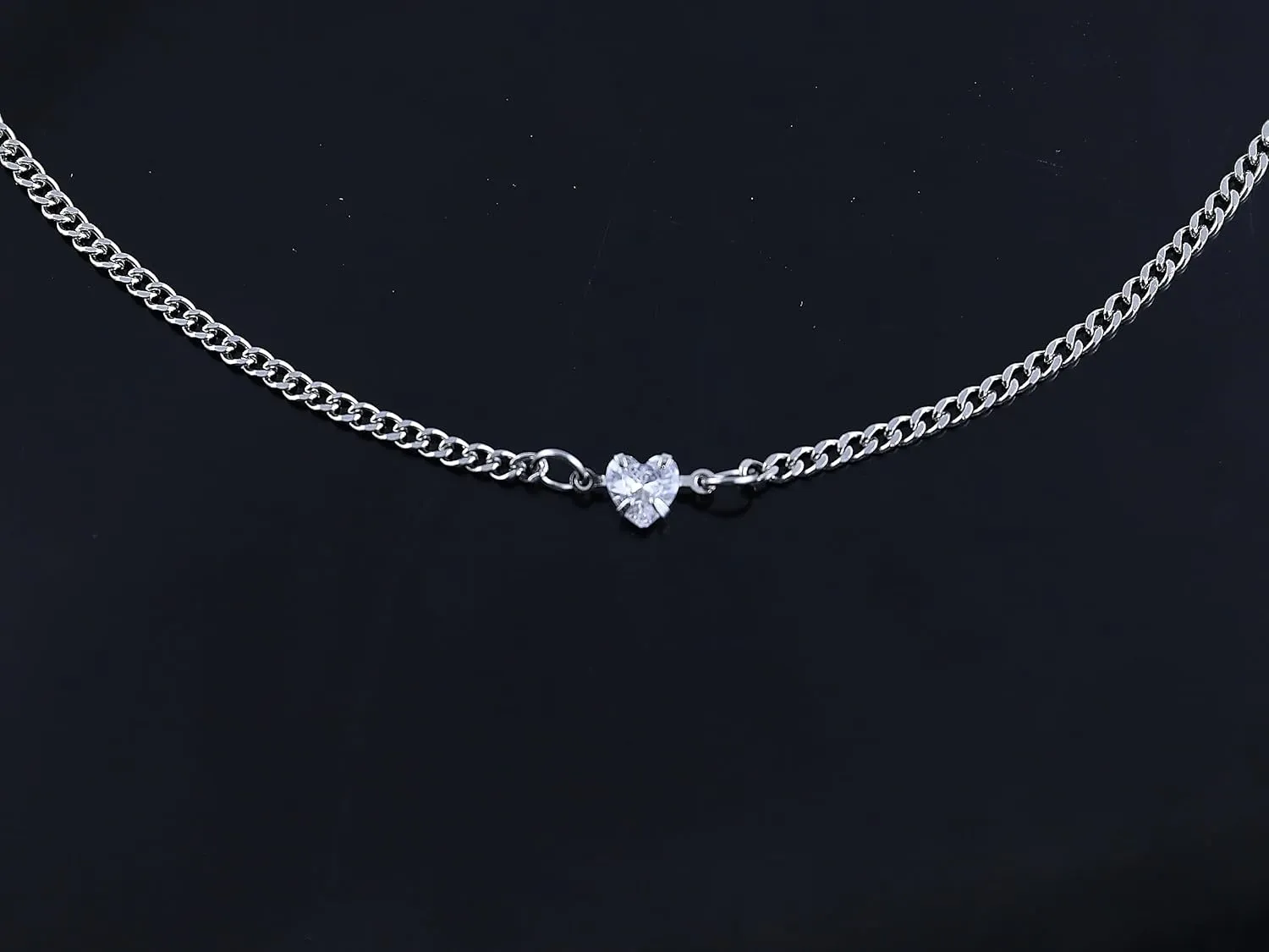 Promise Couple Bracelets for Women Men Permanent Bracelets for Couples Soulmate Distance Relationship Bracelet Stainless steel Matching Bracelets Locked Bracelet Heart Rhinestone Gold Silver Cuban Chain