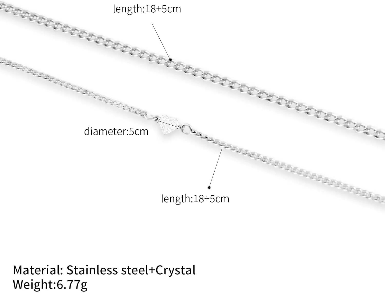 Promise Couple Bracelets for Women Men Permanent Bracelets for Couples Soulmate Distance Relationship Bracelet Stainless steel Matching Bracelets Locked Bracelet Heart Rhinestone Gold Silver Cuban Chain