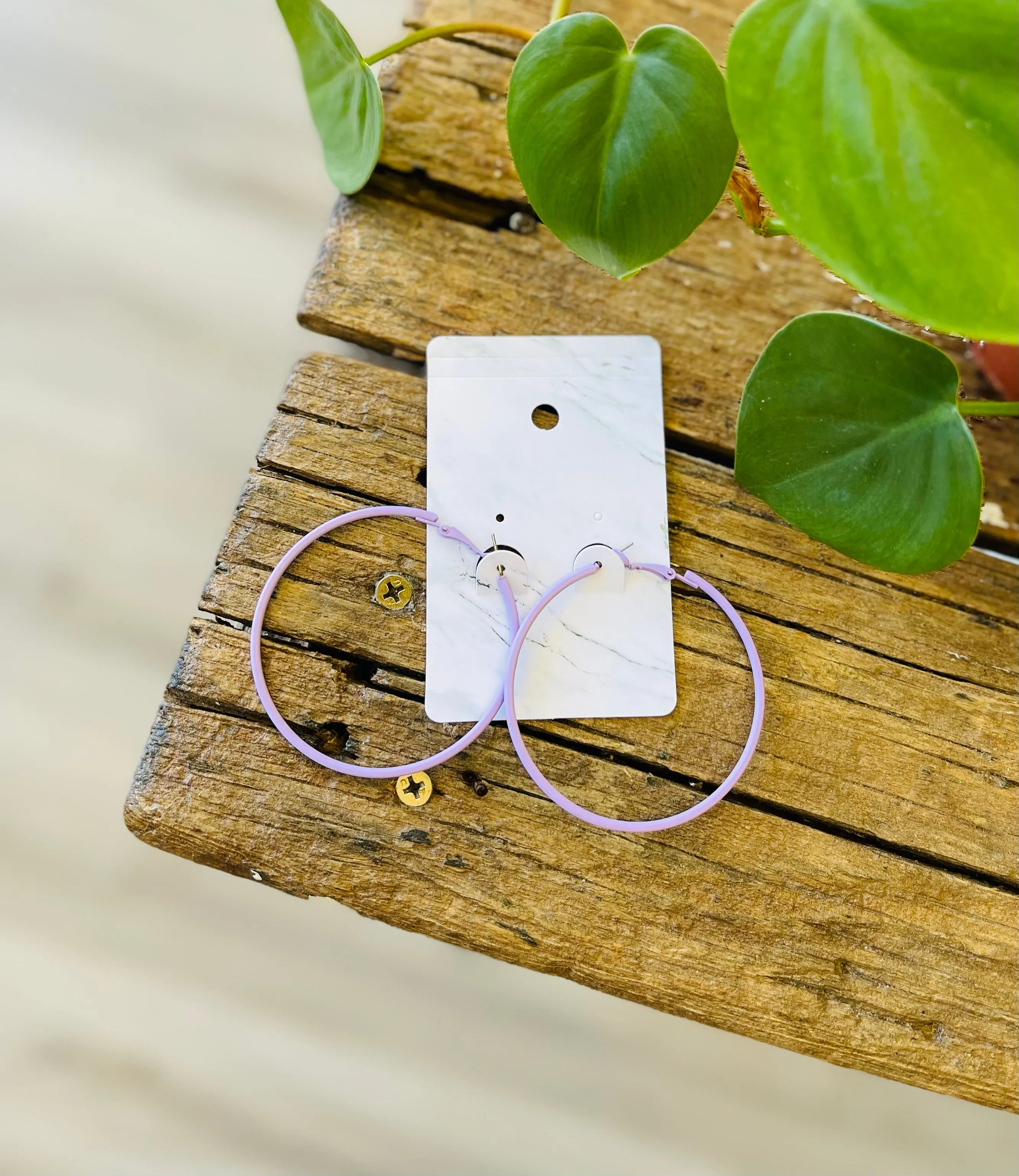 Skinny Hoop Earrings   9 Colors