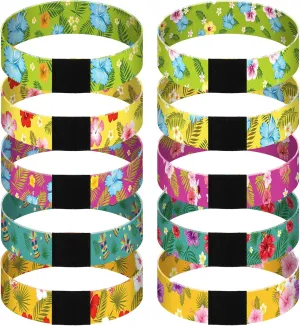 Tondiamo 10 Pcs Surfer Beach Bracelets Unisex Bracelets for Adults Summer Beach Wristband for Men Women Surfing Gift Group Trip Accessories
