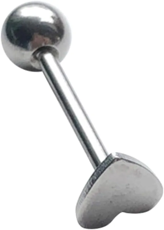 Tongue Jewelry Stainless Steel Tongue Ring Fashionable Piercing Jewelry